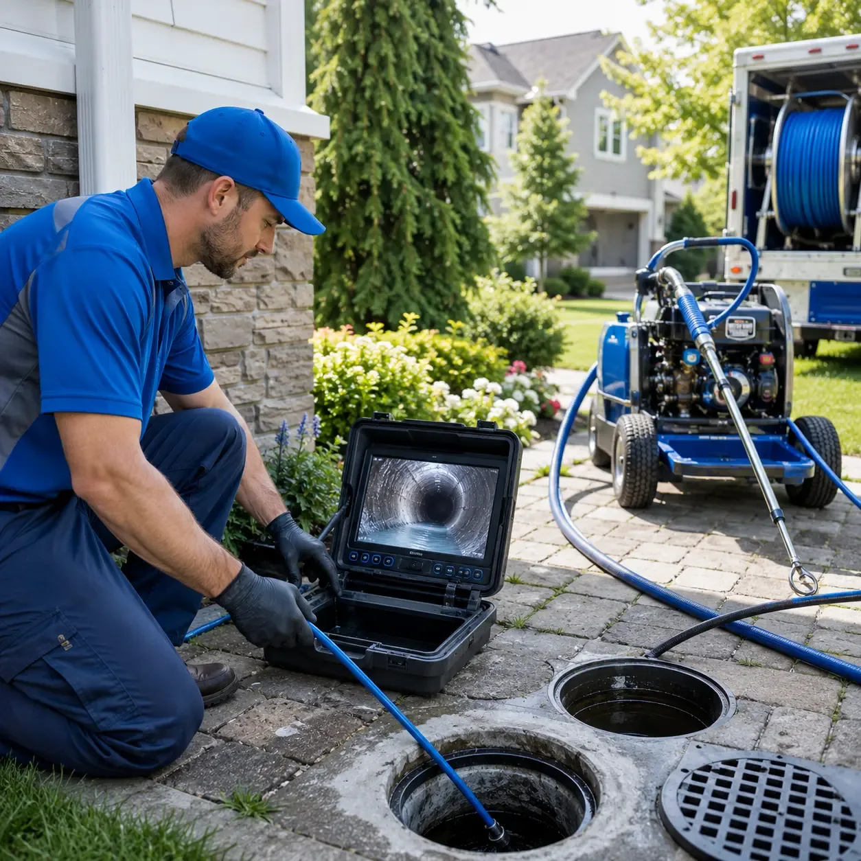 Outdoor drain cleaning professionals serving Alleghany, CA
